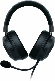 Наушники с микрофоном Razer Kraken V3 HyperSense черный 2м мониторные оголовье (RZ04-03770100-R3M1) - купить недорого с доставкой в интернет-магазине