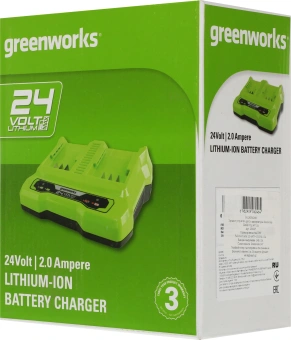 Зарядное устройство Greenworks G24X2UC2 (2931907) - купить недорого с доставкой в интернет-магазине