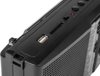 Радиоприемник настольный Harper HDRS-288 черный USB SD - купить недорого с доставкой в интернет-магазине