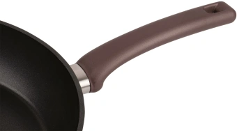 Сковорода Rondell Fest RDA-1338 круглая 24см покрытие: Xylan Plus ручка несъемная (без крышки) черный - купить недорого с доставкой в интернет-магазине