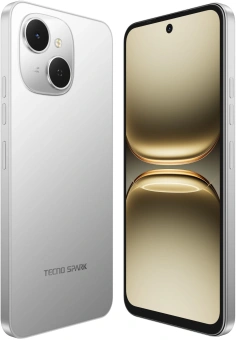 Смартфон Tecno Spark 40C 128Gb 4Gb серый моноблок 3G 4G 2Sim 6.67" 720x1600 Android 15 13Mpix 802.11 a/b/g/n/ac/ax GPS GSM900/1800 Protect FM microSD max1024Gb - купить недорого с доставкой в интернет-магазине