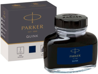 Флакон с чернилами Parker Quink Z13 (CW1950378) черный/синие чернила 57мл для ручек перьевых - купить недорого с доставкой в интернет-магазине