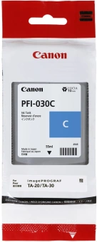 Картридж струйный Canon PFI-030C 3490C001 голубой (55мл) для Canon imagePROGRAF TA-20, TA-30, TM-240, TM-340. - купить недорого с доставкой в интернет-магазине