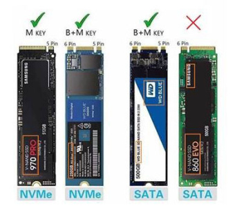 Внешний корпус SSD AgeStar 31UBVS6C NVMe/SATA USB3.0 алюминий черный M2 2280 B/M-key - купить недорого с доставкой в интернет-магазине