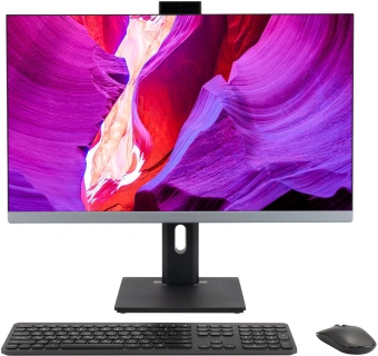 Моноблок Digma Pro Unity 27" Full HD i5 1235U (1.3) 16Gb SSD512Gb Iris Xe CR Windows 11 Pro GbitEth WiFi BT 90W клавиатура мышь Cam серый/черный 1920x1080 - купить недорого с доставкой в интернет-магазине