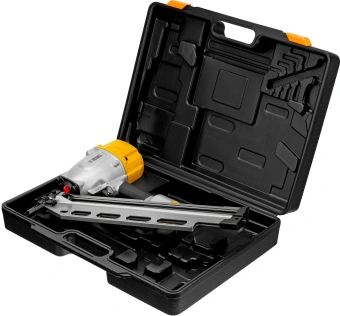 Пистолет гвоздезабивной Denzel PN2190 серый/желтый - купить недорого с доставкой в интернет-магазине