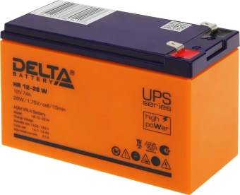 Батарея для ИБП Delta HR 12-28 W 12В 7Ач - купить недорого с доставкой в интернет-магазине