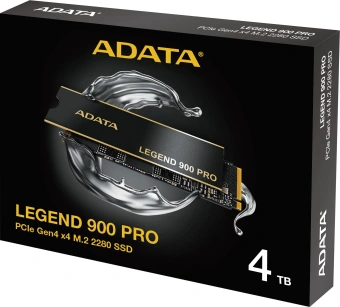 Накопитель SSD A-Data PCIe 4.0 x4 4TB SLEG-900P-4TCS Legend 900 Pro M.2 2280 - купить недорого с доставкой в интернет-магазине