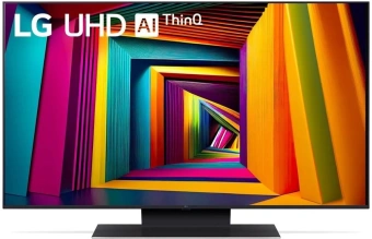 Телевизор LED LG 43" 43UT91006LA.ARUG черный 4K Ultra HD 60Hz DVB-T DVB-T2 DVB-C DVB-S DVB-S2 USB WiFi Smart TV - купить недорого с доставкой в интернет-магазине