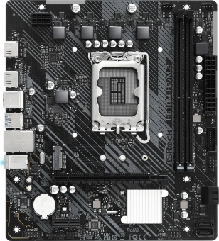 Материнская плата Asrock H610M-H2/M.2 Soc-1700 Intel H610 2xDDR4 mATX AC`97 8ch(7.1) GbLAN+HDMI - купить недорого с доставкой в интернет-магазине