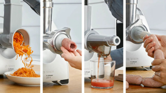 Мясорубка Bosch MFW68660 2200Вт черный - купить недорого с доставкой в интернет-магазине