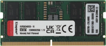 Память DDR5 16GB 5600MHz Kingston KVR56S46BS8-16 Valueram RTL PC5-44800 CL46 SO-DIMM 262-pin 1.1В single rank Ret - купить недорого с доставкой в интернет-магазине