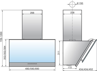 Вытяжка каминная Elikor Рубин S4 50П-700-Э4Д перламутровый/белый управление: кнопочное (1 мотор) - купить недорого с доставкой в интернет-магазине