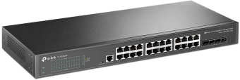 Коммутатор TP-Link SG3428X (L2+) 24x1Гбит/с 4SFP+ управляемый - купить недорого с доставкой в интернет-магазине
