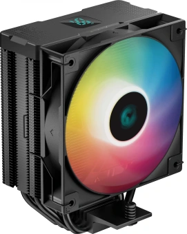 Устройство охлаждения(кулер) Deepcool AG400 Digital Bk ARGB Soc-AM5/AM4/1151/1200/1700 черный 4-pin Al+Cu LCD 220W 636gr Ret (R-AG400-BKADMN-G-1) - купить недорого с доставкой в интернет-магазине
