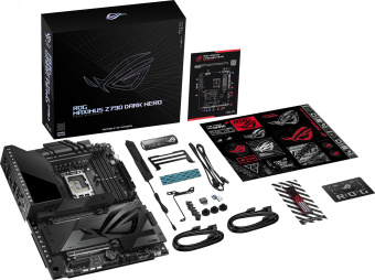 Материнская плата Asus ROG MAXIMUS Z790 DARK HERO Soc-1700 Intel Z790 4xDDR5 ATX AC`97 8ch(7.1) 2.5Gg RAID+HDMI - купить недорого с доставкой в интернет-магазине