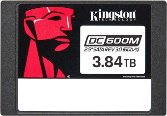Накопитель SSD Kingston SATA-III 3.84TB SEDC600M/3840G DC600M 2.5" 1 DWPD - купить недорого с доставкой в интернет-магазине