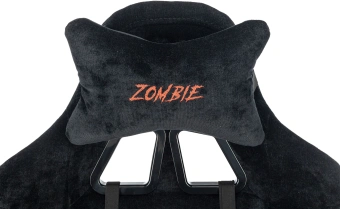 Кресло игровое Zombie Instinct черный Light-20 с подголов. крестов. пластик - купить недорого с доставкой в интернет-магазине