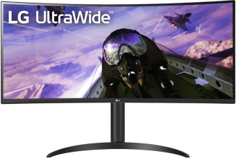 Монитор LG 34" UltraWide 34WP65C-B черный VA LED 21:9 HDMI M/M матовая HAS 300cd 178гр/178гр 3440x1440 160Hz FreeSync DP UW 7.7кг - купить недорого с доставкой в интернет-магазине