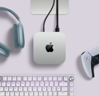 ПК Apple Mac mini A3238 M4 10 core (4.41) 16Gb SSD512Gb 10 core GPU macOS GbitEth WiFi BT серебристый (MU9E3LL/A) - купить недорого с доставкой в интернет-магазине