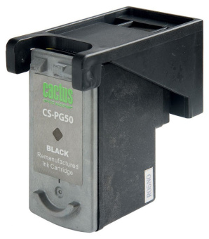 Картридж струйный Cactus CS-PG50 PG-50 черный (18мл) для Canon Pixma MP150/MP160/MP170/MP180/MP450/MP460/iP2200/MX300/MX310/JX200/JX210/JX210p/JX500/JX510/JX510P с чипом - купить недорого с доставкой в интернет-магазине
