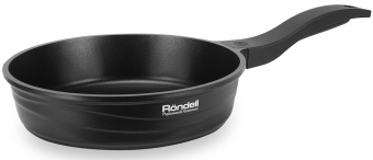Сковорода Rondell Walzer RDA-769 круглая 28см покрытие: TriTitan ручка несъемная (без крышки) черный - купить недорого с доставкой в интернет-магазине