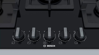 Газовая варочная поверхность Bosch PPQ7A6B20 черный - купить недорого с доставкой в интернет-магазине