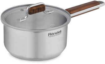 Ковш Rondell Fjord RDS-1790 1.4л. d=16см (с крышкой) стальной - купить недорого с доставкой в интернет-магазине