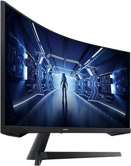Монитор Samsung 34" Odyssey G5 C34G55TWWI черный VA LED 1ms 21:9 HDMI матовая 250cd 178гр/178гр 3440x1440 165Hz DP UW 5.6кг - купить недорого с доставкой в интернет-магазине