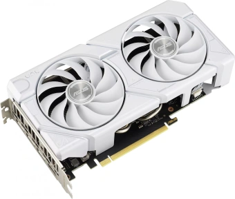 Видеокарта Asus PCI-E 4.0 DUAL-RTX4060-O8G-EVOWHITE NVIDIA GeForce RTX 4060 8Gb 128bit GDDR6 2505/17000 HDMIx1 DPx3 HDCP Ret - купить недорого с доставкой в интернет-магазине