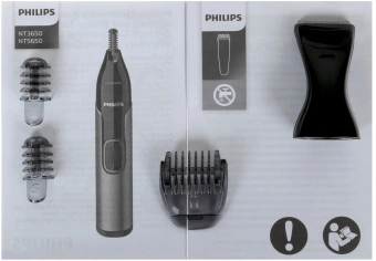 Триммер Philips Series 5000 NT5650/16 черный (насадок в компл:4шт) - купить недорого с доставкой в интернет-магазине