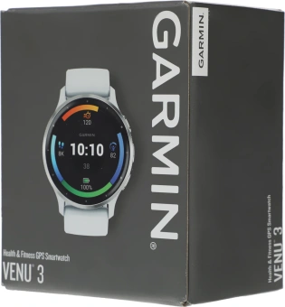 Смарт-часы Garmin Venu 3 35.4мм 1.4" AMOLED корп.серый/серебристый рем.белый разм.брасл.:135-200мм (010-02784-00) - купить недорого с доставкой в интернет-магазине
