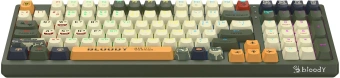 Клавиатура A4Tech Bloody S98 Aviator механическая зеленый USB for gamer LED (S98 AVIATOR) - купить недорого с доставкой в интернет-магазине