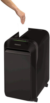 Шредер Fellowes PowerShred LX220 черный (секр.P-4) фрагменты 20лист. 30лтр. скрепки скобы пл.карты - купить недорого с доставкой в интернет-магазине