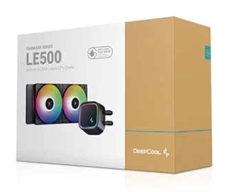 Система водяного охлаждения Deepcool LE500 RGB Soc-AM5/AM4/1200/1700/1851 черный 4-pin 18-33dB Al 220W 1238gr Ret (R-LE500-BKLNMC-G-1) - купить недорого с доставкой в интернет-магазине
