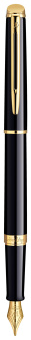 Ручка перьев. Waterman Hemisphere (CWS0920610) Mars Black GT F сталь нержавеющая подар.кор. - купить недорого с доставкой в интернет-магазине