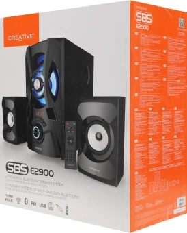 Колонки Creative SBS E2900 2.1 черный 60Вт - купить недорого с доставкой в интернет-магазине
