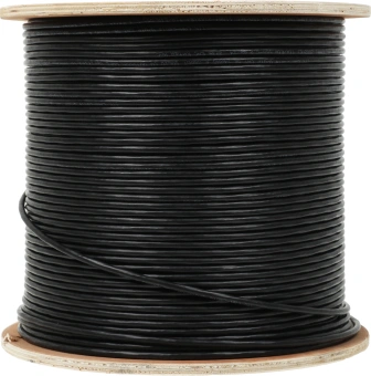 Кабель информационный ITK LC3-C5E04-139 кат.5E UTP 4 пары 24AWG LDPE внешний 305м черный - купить недорого с доставкой в интернет-магазине