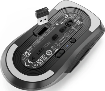Мышь Lenovo Legion M600s Qi Wireless Gaming темно-серый оптическая 19000dpi беспров. BT/Radio USB (GY51H47355) - купить недорого с доставкой в интернет-магазине