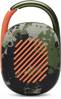 Колонка порт. JBL Clip 4 камуфляж 5W 1.0 BT 15м 500mAh (JBLCLIP4SQUAD) - купить недорого с доставкой в интернет-магазине