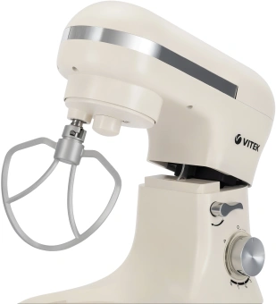 Миксер планетарный Vitek VT-PM0110 1500Вт кремовый - купить недорого с доставкой в интернет-магазине
