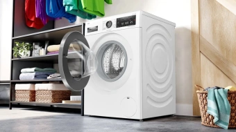 Стиральная машина Bosch WAX02KLOSN пан.англ. класс: B загр.фронтальная макс.:10кг белый инвертер - купить недорого с доставкой в интернет-магазине