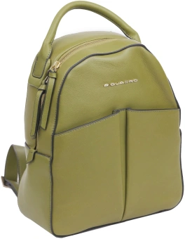 Рюкзак женский Piquadro Ashley CA6454W134/VE оливковый/бежевый кожа - купить недорого с доставкой в интернет-магазине