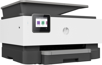 МФУ струйный HP Officejet Pro 9013 AiO (1KR49B) A4 Duplex WiFi белый - купить недорого с доставкой в интернет-магазине