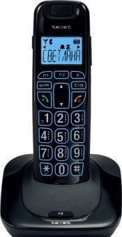 Р/Телефон Dect Texet TX-D7505A черный АОН - купить недорого с доставкой в интернет-магазине