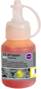 Чернила Cactus CS-BT5000Y желтый 48мл для Brother HL-T4000DW, DCP-T510W, DCP-T710W, MFC-T810W, MFC-T910DW, MFC-T4500DW, DCP-T420W, DCP-T520W, DCP-T720DW, DCP-T820DW, MFC-T920DW - купить недорого с доставкой в интернет-магазине