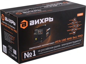 Сварочный полуавтомат Вихрь ИСА-180 MIG PRO инвертор MIG-MAG/FCAW/MMA/Lift TIG 4.8кВт - купить недорого с доставкой в интернет-магазине