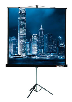 Экран на треноге Lumien 109" 203x203см Master View LMV-100109 1:1 напольный рулонный - купить недорого с доставкой в интернет-магазине