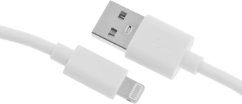 Кабель KingPrice KP-USBAL-1.5m USB (m)-Lightning (m) 1.5м белый - купить недорого с доставкой в интернет-магазине