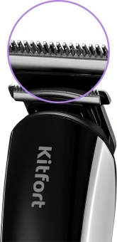 Триммер Kitfort КТ-3109 черный/серебристый 3Вт (насадок в компл:10шт) - купить недорого с доставкой в интернет-магазине